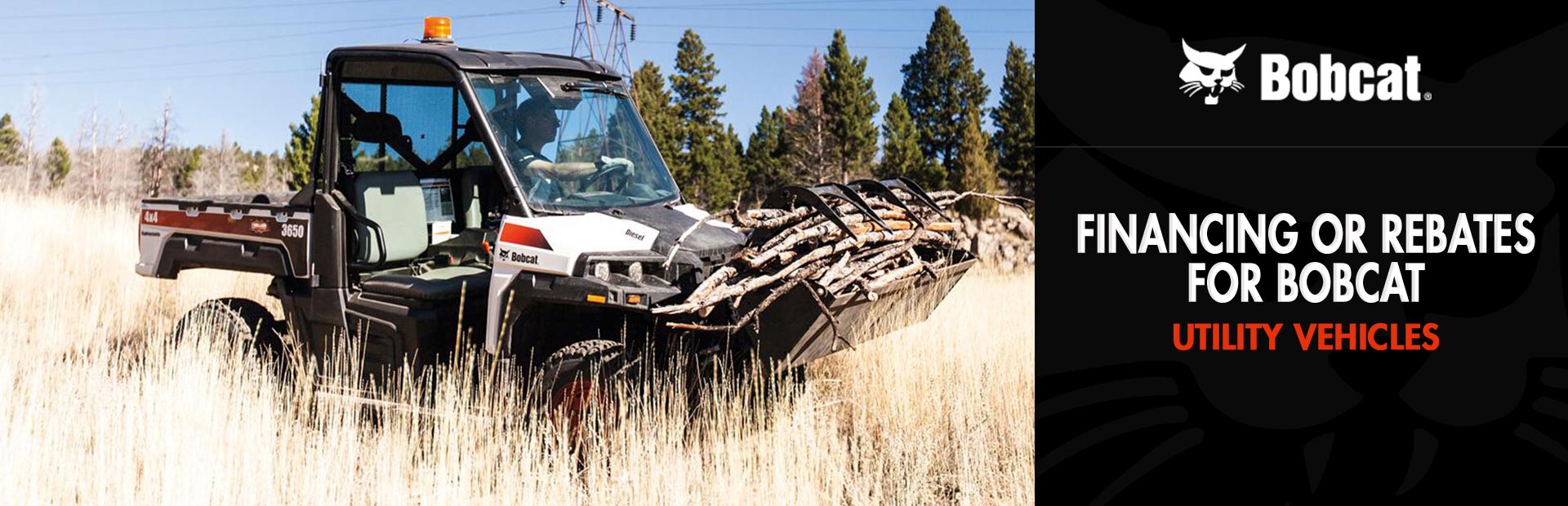 Bobcat: Financing or Rebates for Bobcat Utility Vehicles